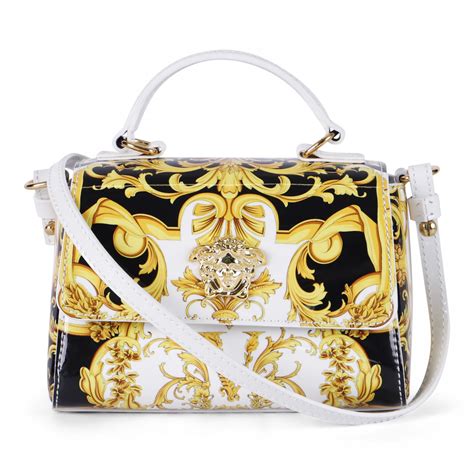 baroque print versace inspired dresses|Versace baroque shoulder bag.